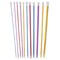 Crochet Hooks 11 Pack Diverse Size Assorted Color Tunisian Afghan Aluminum Knitting Needles Set (2mm to 8mm)